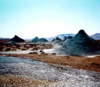 Mud volcanos Azerbaijan